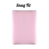 Pro Goleem Satin Pack n Play Playard Sheet Great for Baby Hair Soft Silk Feeling 27x39 Inch Fitted Portable Mini Crib Sheet Playard Mattress Cover for Girls Pink