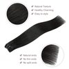 clip in Hair Extensions Natural Black Real Human Hair 22inch 30g 5pcs to add volume Remy Human Hair Extensions