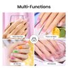 Beetles Solid Nail Glue Hard Gel for Press On Nails Acrylic False Nail Tips - 15g Super Strong Clear Easy Nail Extension Adhesive Glue Gel UV Light Cured DIY Manicure Home for Women Girls
