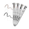 FREEORR 4 in 1 Makeup Pen, On-The-Go Travel 4-in-1 Makeup Pen Eyeliner in Black, Eyeliner in White, Eyebrow Pencil in Brown, Highlighter All in One Makeup Pen, Smooth to Glide and Easy to Carry