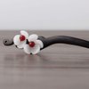 Handmade Wooden Hair Stick Women Retro Hairpin Flower Decor Hair Chopsticks for Long Hair Model A