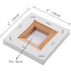 SL crafts Mini Stretched Canvas 4"X4" (1 Pack of 6 Mini Canvases)