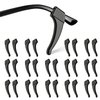 SMARTTOP Anti-Slip Eyeglass Ear Grips Hook Comfortable Silicone Elastic Eyeglasses Temple Tips Sleeve Retainer-For Eyewear Sunglasses Spectacles Glasses,Sports Eyeglasses 14 Pairs (Black)