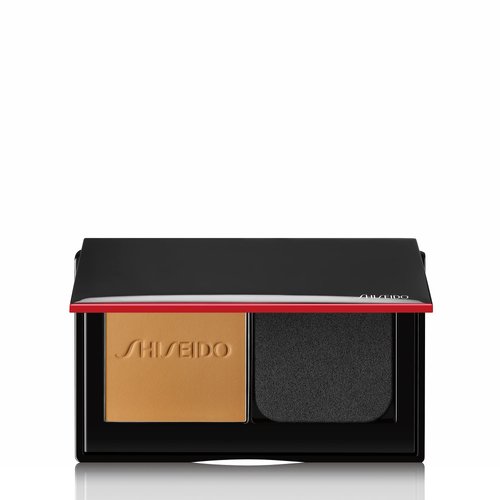 Shiseido Synchro Skin Self-Refreshing Custom Finish Powder Foundation, Citrine 360-24-Hour Sheer-to-Medium Buildable Coverage with Shine Control - Smudge Proof & Non-Comedogenic
