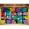 Sunwer Black History Month Photo Booth Backdrop Pan African American Famous People Banner School Classroom Bulletin Board Decoration (5.9×3.6ft)