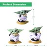 PAZATAO Baby Yoda Gifts,Baby Yoda Action Figure 2.2-Inch,Baby Yoda Doll,Baby Yoda Toys for Kid, Souvenir Desk Decoration for Adult(6 Pack)