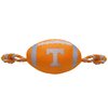 Pets First NCAA Tennessee Volunteers Football Dog Toy, Tough Quality Nylon Materials, Strong Pull Ropes, Inner Squeaker, Collegiate Team Color