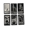 Vieux Monde Express Midnight Rider Tarot Deck and Guide Booklet, Made in USA, Full Deck, 78 Cards, for Divination and Psychic Readings