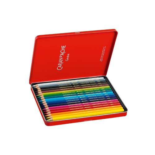 CREATIVE ART MATERIALS Caran D'ache Supracolor Metal Box Set Of 18 (3888.318)