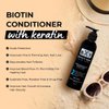 Natural Biotin Shampoo (8oz), & Biotin & Keratin Conditioner 8(oz) DHT Blocker, Color-Safe, Sulfate-Free, Paraben-Free, Strengthens & Thickens for Thinning Hair