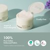 AGERIN Facial Cleansing Pads - Daily Oil & Makeup Remover Cotton Pads, Gentle Cleansing, Hydrating, Dirt & Impurities Removal Without Tugging - Vegan, Non-Irritating, 50pads