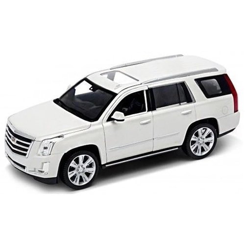 2017 Escalade with Sunroof White 1/24-1/27 Diecast Model Car by Welly 24084w