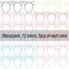COCIDE 36Pcs Cat Ears Headbands Plastic Taylor Party Decorations Kitty Headbands for Girls Gabby Party Favors Birthday Supplies for Women Halloween Hair Accessories Hair Hoops Costume