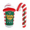 Fuzzyard Christmas Holiday Themed Coffee Drink Plush Dog Toy (Candy Cane Frappe & Candy Cane)
