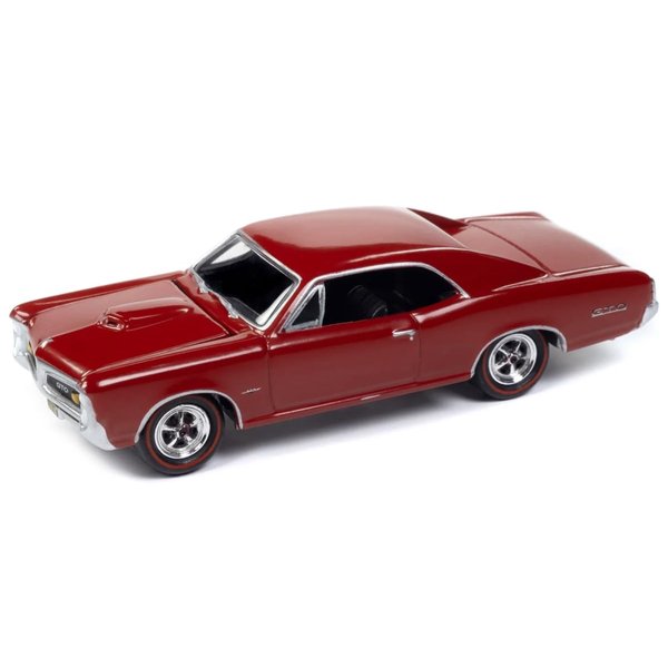 1966 GTO Montero Red Pop Culture 2024 Release 1 1/64 Diecast Model Car by Johnny Lightning JLPC014-JLSP372