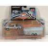 2017 Chevrolet Silverado Pickup Truck & Aerovault Trailer Gulf Oil Hitch & Tow Limited Edition to 2760 Pieces 1/64 Diecast Car by Greenlight 51243