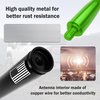 Car Bullet Antenna,Truck Exterior Decoration Accessories Antenna Toppers[New Upgrade Flag Design] AM/FM Radio Signal for Car SUV Truck Most Auto Cars Antenna Accessories Replacement(Green)