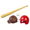 Melody Jane Dollhouse American Baseball Helmet Bat Glove & Ball Games Sport Accessory