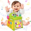 Toys for 1+ Year Old Kids Gifts, First Birthday Gifts for Girls Boys, 8-in-1 Multi-Functional Montessori Toddler Toys with Learning and Playing, Educational Musical Toys for 2-4 Years Old