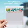 100 Pack 4x6 Envelopes for Invitations, A6 Printable White Envelopes, Envelopes Self Seal for Weddings, Invitations, Photos, Postcards, Greeting Cards, Mailing