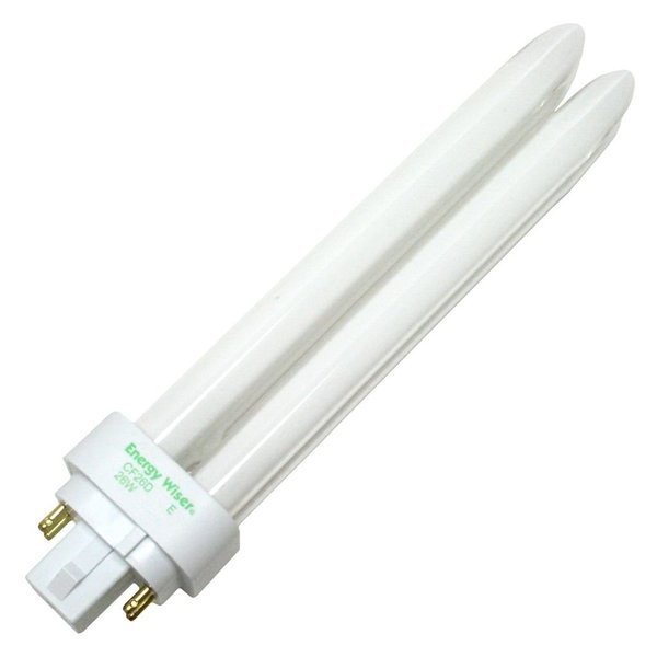 Bulbrite CF26D830/E 26W Dimmable Quad 4-PIN 830K Compact Fluorescent Light Bulb, Soft White