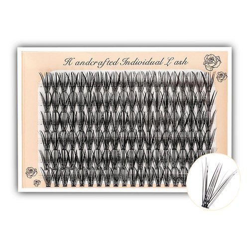 Individual Cluster Lashes 120Pcs Individual Lashes 30D 0.07D Curl Mix8-13mm Extensions Clusters Lashes Soft Natural False Eyelashes DIY Eyelash Extension at Home(30D-D/13mm)