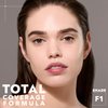 COVER FX Total Cover Cream Foundation - Shade F1 - Full Coverage - Natural Skin-Like Finish - Oil-Free - All Skin Types