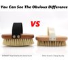 ICANdOIT-High Strength Dry Body Brush for Skin,Natural Bristle Exfoliating Massage Brush for Cellulite and Lymphatic,Stiff Tampico Improve Circulation,Stop Ingrown Hairs,Reduce Acne,Soften Skin