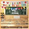 34 PCS Welcome Back to School Banner Decorations - Vibrant Unique Design First Day Classroom Sign, Reusable 9.78ft Long Pennant For KindergartenPreschool Hallway Party Class Celebration Decor