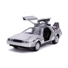 Jada Delorean DMC (Time Machine) Silver Back to The Future Part II (1989) Movie Hollywood Rides Series 1/32 Diecast Model Car