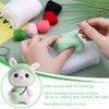BAGERLA 1 Set Animal Needle Felting Kit, Wool Needle Felting Beginner Kits with Instructions and Needle Felting Basic Tools, Felting Needles, Foam Mat, Key Chains Needle Felting Starter Kit