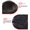 10" Womens Human Hair Braided Headband Hairpiece Natural Looking Hairband Braids Human Hair Topper Clip In Topper Hair Piece Wiglets With Bangs Twist Braid Human Hair Topper Natural Black