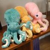 XIYUAN Stuffed Octopus Plush Toy Octopus Plush Doll Cute Big Eyes Octopus Stuffed Animals Soft Stuffed Marine Animals Plush Pillow for Kids Gift Small11.8inch (Yellow)