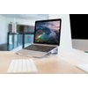Mount-It! Vertical Laptop Stand - Aluminum Vertical Laptop Holder | 2 in 1 Laptop Riser for Desk | Vertical MacBook Stand for MacBook Air, MacBook Pro