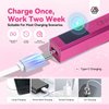 SAVILAND Handheld U V Nail Light for Nails: 12W Nail Lamp Fast Curing 2024 LCD Display Screen LED Light for Gel Nail Portable Mini U V Light Nail Dryer For Gel Polish Flash Cure Lamp Home DIY Self Use