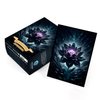 Katomula 100 PCS MTG Card Sleeves with 100 PCS Perfect Fit Sleeves, Art Matte Card Sleeves with Inner Sleeves - Fit Standard Size Cards - Black Lotu