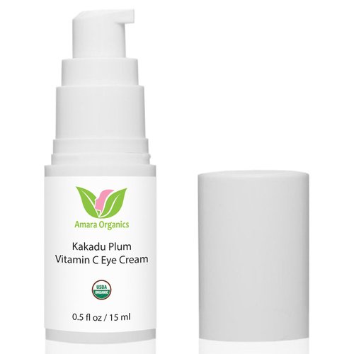 Kakadu Plum Vitamin C Eye Cream - USDA Certified Organic Skin Care - 0.5 fl oz