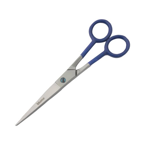 Scissors-Hair Cutting/Hairdressing/Barber Salon/Hairdressers Stainless Steel Scissors for Men Women and Children -Barber Hair Cutting Professional Super Cut -PVC Grip Stainless Steel (Navi Blue)