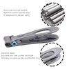 SZQHT Nail Clippers, 15mm Wide Jaw Opening, Finger Nail Clippers for Thick Nails, Stainless Steel, Silver