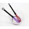 6 Pcs Mini Whisks for Hair Dye Color Mixing, 7 x 1.2 in, Balloon Salon Barber Hairdressing Hair Color Dye Cream Whisk Kitchen, Mixer Tool for Blending, Whisking, Beating and Stirring