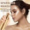 Body Shimmer Oil Body Glitter,Bronzer Body Glow Oil Moisturizing Shimmer Body Lotion Waterproof Liquid Highlighter Makeup-103 Glistening Bronze