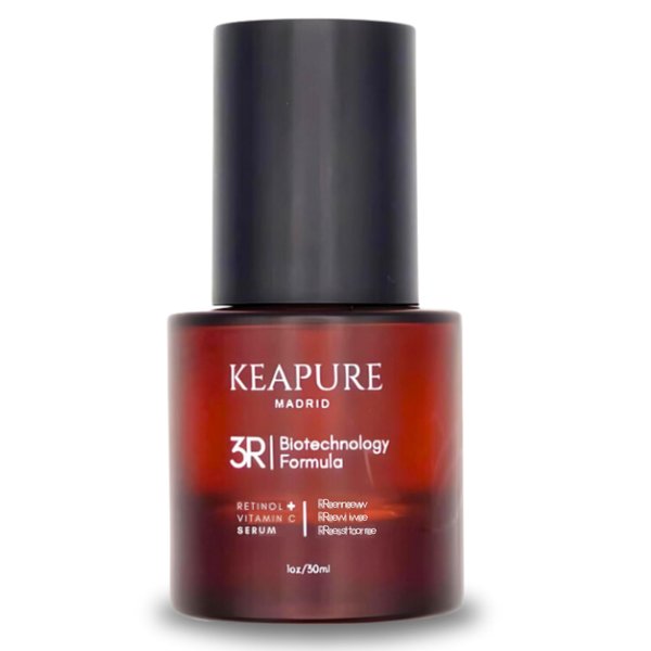 Keapure 3R Revitalizing Serum with Retinol & Vitamin C for Sensitive Skin – Hydrating, Firming, Non-Irritating Formula, 30ml
