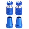 HobbyPark Aluminum RC Transmitter Stick Ends Controller Thumb Rocker M3 Thread for TX Futaba/FrSky/Spektrum DX6i DX7S DX8 DX9 / Taranis X9D /ETurnigy 9X / Hitec Aurora 9 (Blue)