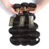 QTHAIR Brazilian Virgin Hair 14A Grade Body Wave Bundles 100% Unprocessed Virgin Brazilian Body Wavy Human Hair Bundles 20" 18" 16" 300g Brazilian Body Wave Human Hair Extensions