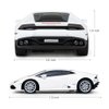 RASTAR Lamborghini HURACÁN LP610-4 RC Car Radio Remote Control, 1/24 Scale (White)