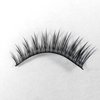 Missamé COY Deluxe Professional False Eyelashes Set Handmade with Premium Synthetic Fibers, Black, 3 Pairs