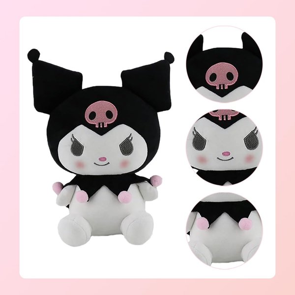 Cute Kitty Cat Plush Toys, Pillow Plush, Soft Doll Toys, Stuffed Animals Toy Birthday Gifts for Girls Kids (KKK)