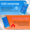Gel Ice Packs for Head Neck Knee Elbow Wrist Foot Pain Relief (2 Pack) - Ice Packs for Injuries Reusable Gel Hot Cold Pack for Injuries - Flexible Cold Pack for Breast Surgery, Strain, Migraine