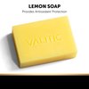 VALITIC Kojic Acid Soap Bars - Turmeric, Snail Mucin, Charcoal and Lemon - 4 Assorted Dark Spot Remover Soaps with Hyaluronic Acid, Vitamin C, Vitamin E and Shea Butter
