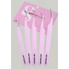 GMI Lash Tweezers - Set of 5 Eyelash Tweezers- Stainless Steel Eyelash Extension Tweezers - Multipurpose Lash Tweezers for Eyelash Extensions for Individual. (Pink)